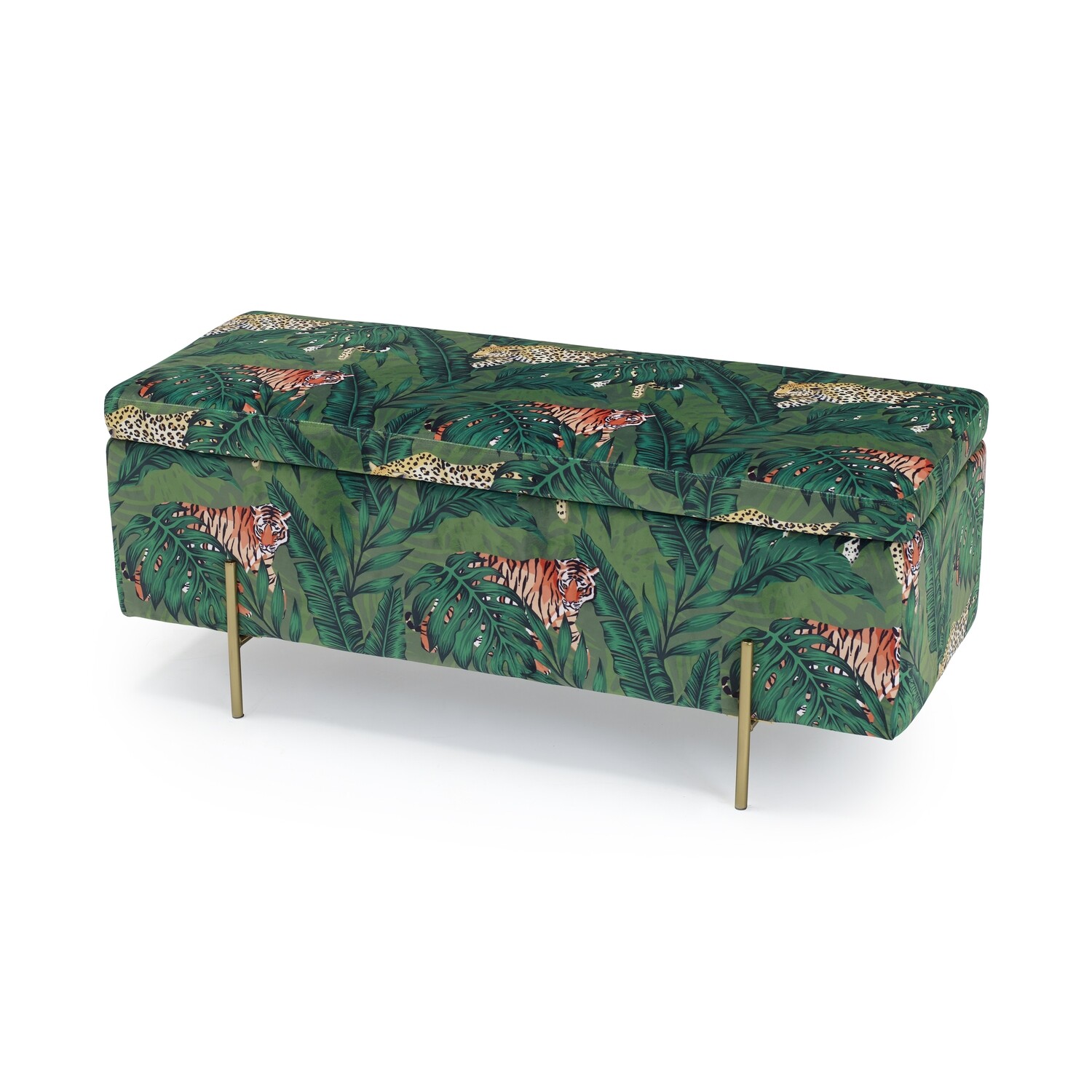 Lola Jungle print Ottoman
