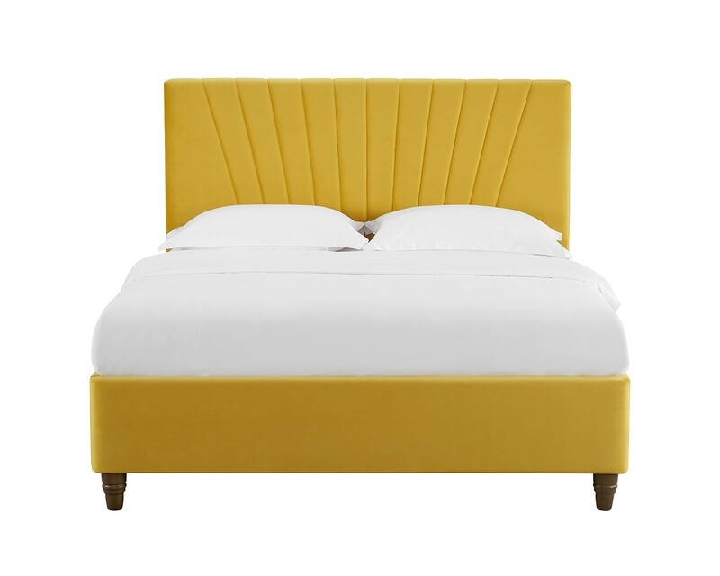 Lexie kingsize Bed Mustard