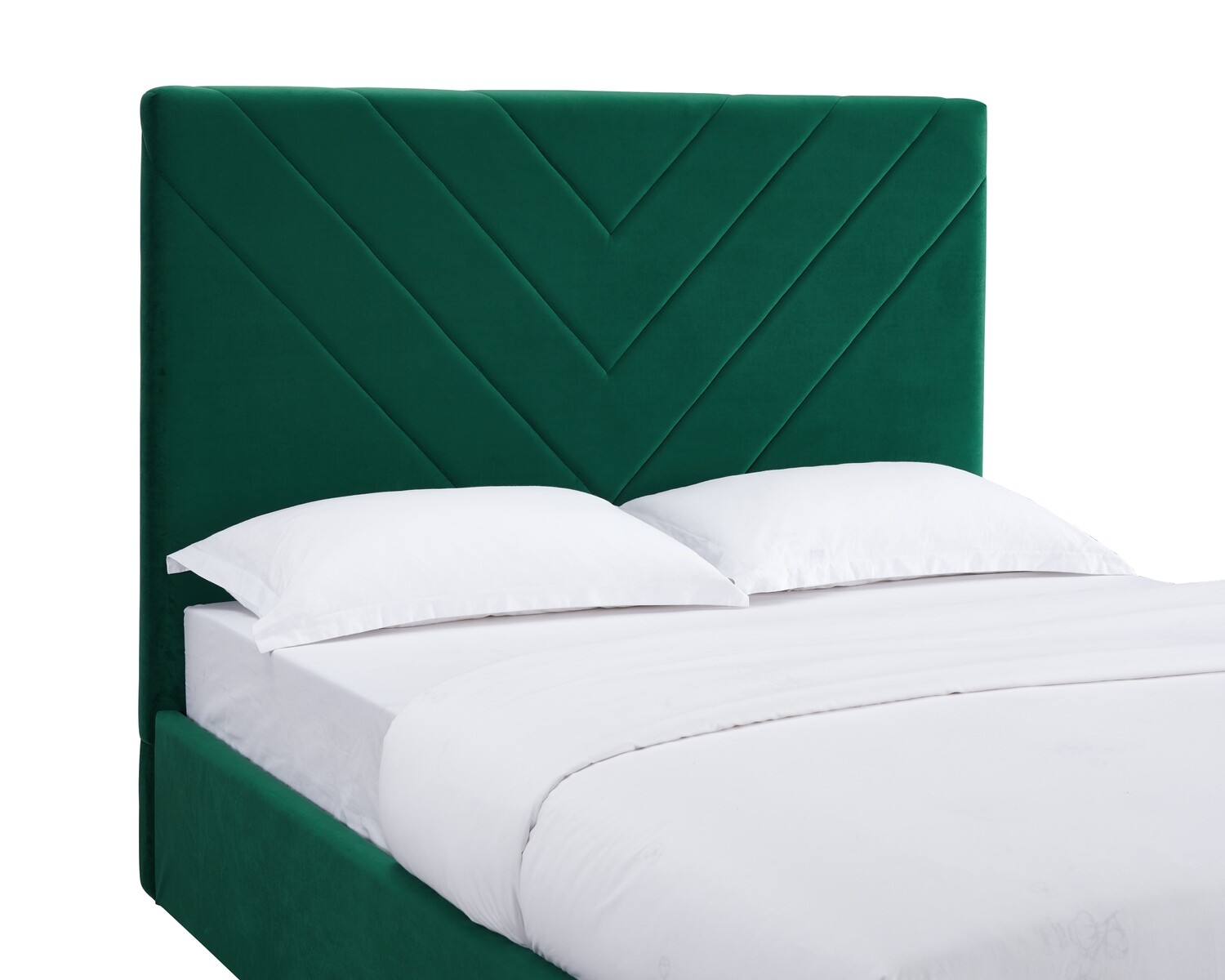 Islington Double Bed Emerald Green