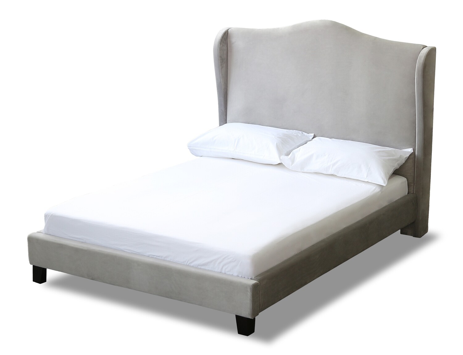 Chateaux Wing Bed king Size Silver