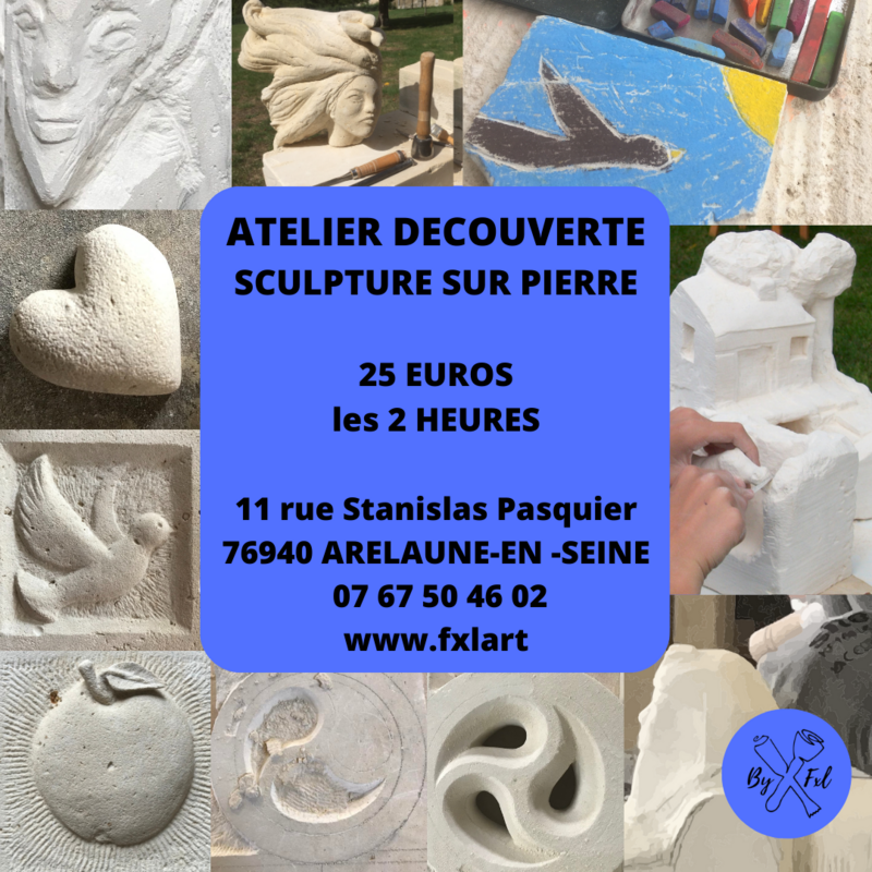 DECOUVERTE SCULPTURE SUR PIERRE