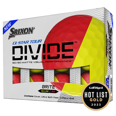 Srixon Q-Star Tour DIVIDE YELLOW AND RED