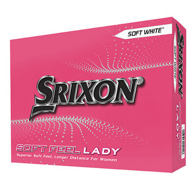 Srixon Soft Feel Lady White 4 Dozen