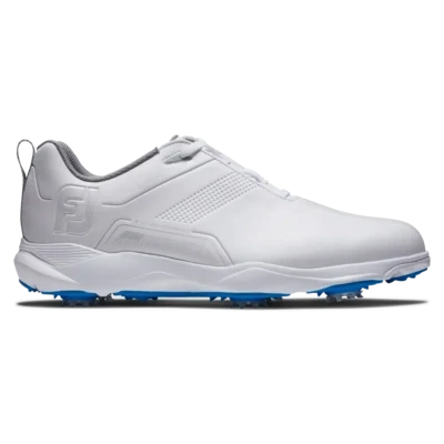 FootJoy EComfort Golf Shoes - White And Blue