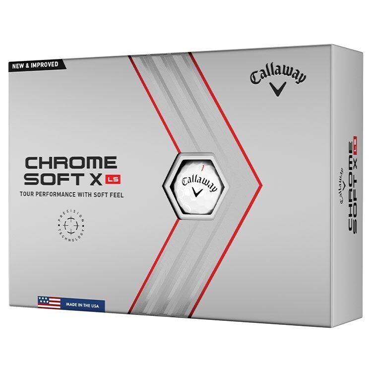 Callaway 2023 Chrome Soft X LS One Dozen Golf Balls