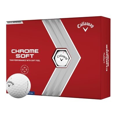 Callaway Chrome Soft 4 For 3 Dozen Golf Balls - White