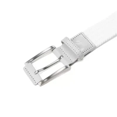 Puma Jackpot Braided Belt - Bright White-High Rise