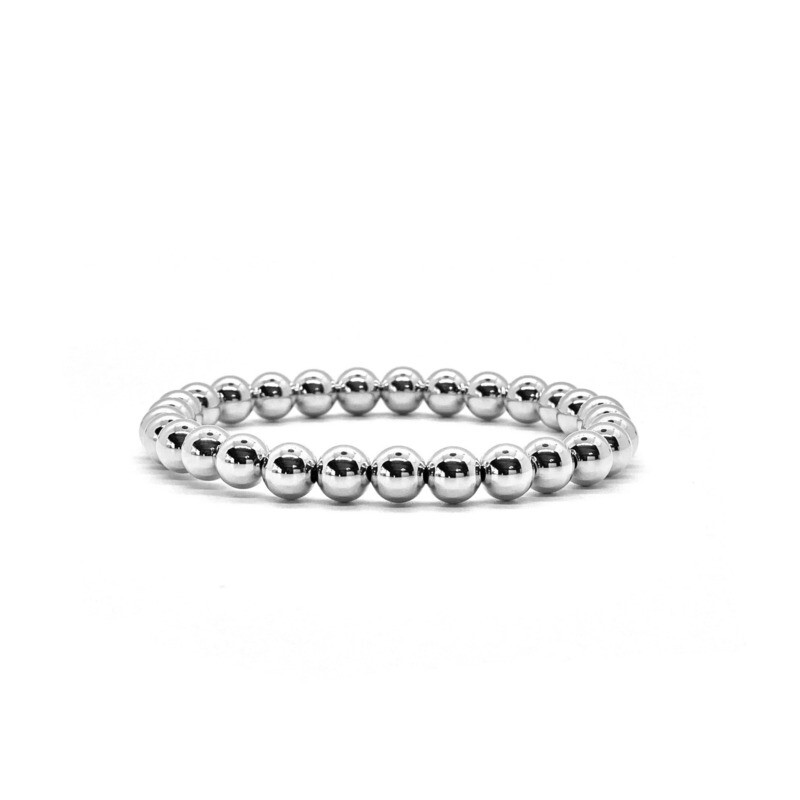 6MM STERLING SILVER BRACELET