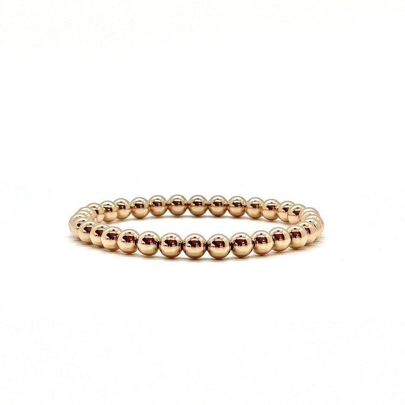 5MM ROSE GOLD FILLED BRACELET