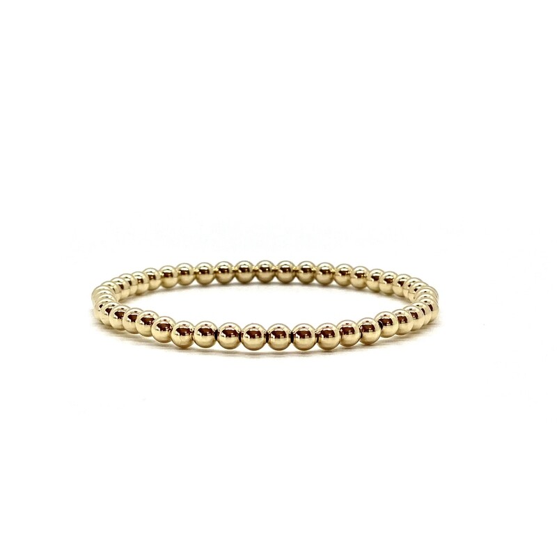 4MM BEADED BRACELET