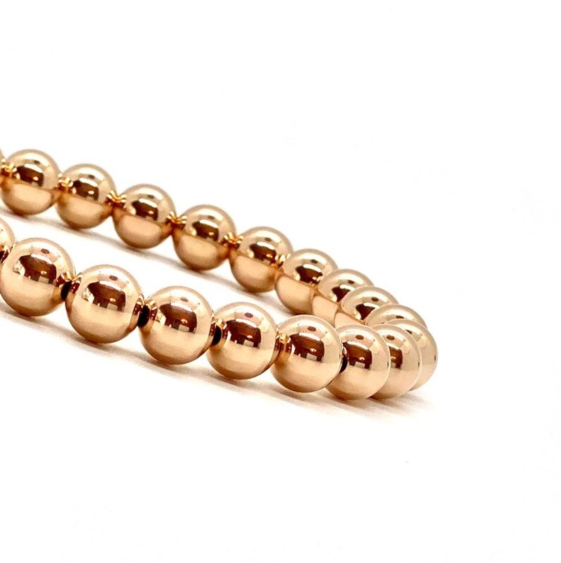8MM ROSE GOLD FILLED BRACELET