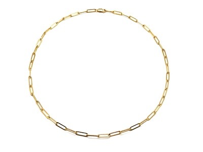 14K GOLD FILLED PAPERCLIP CHAIN