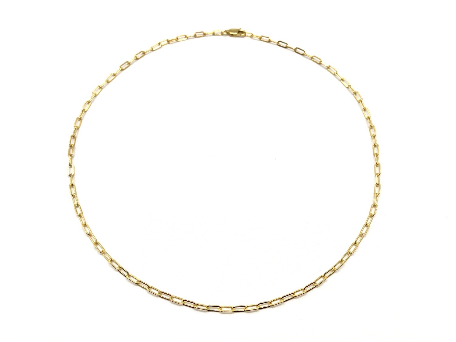14K GOLD FILLED MINI PAPERCLIP CHAIN