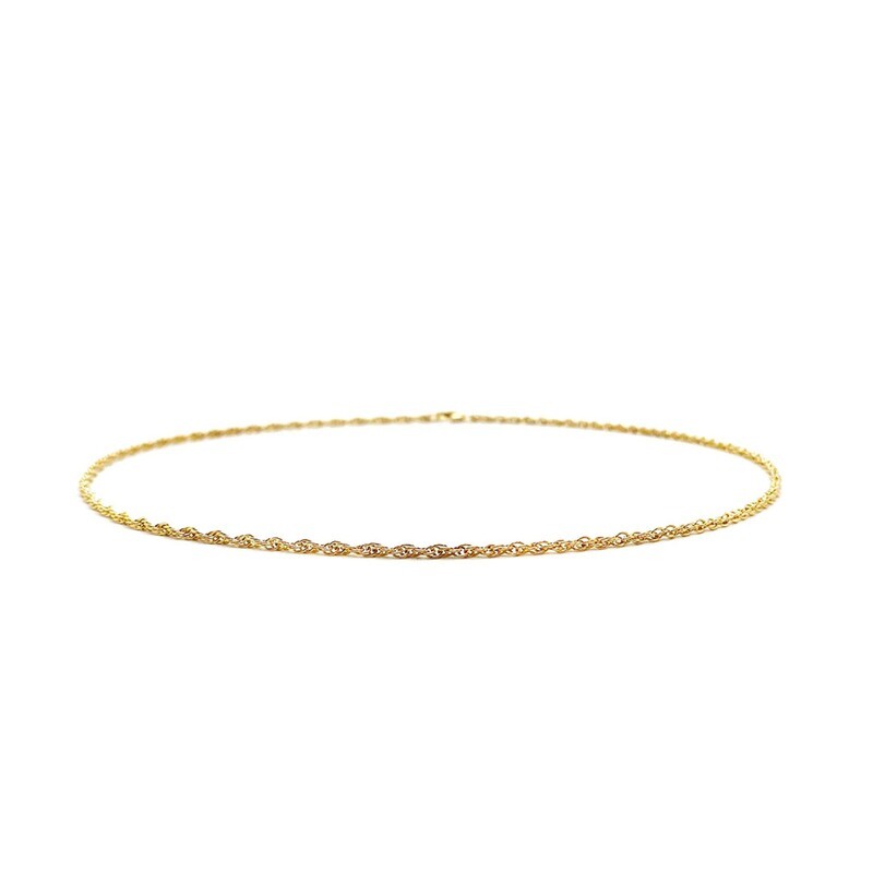 14K GOLD FILLED ROPE CHAIN