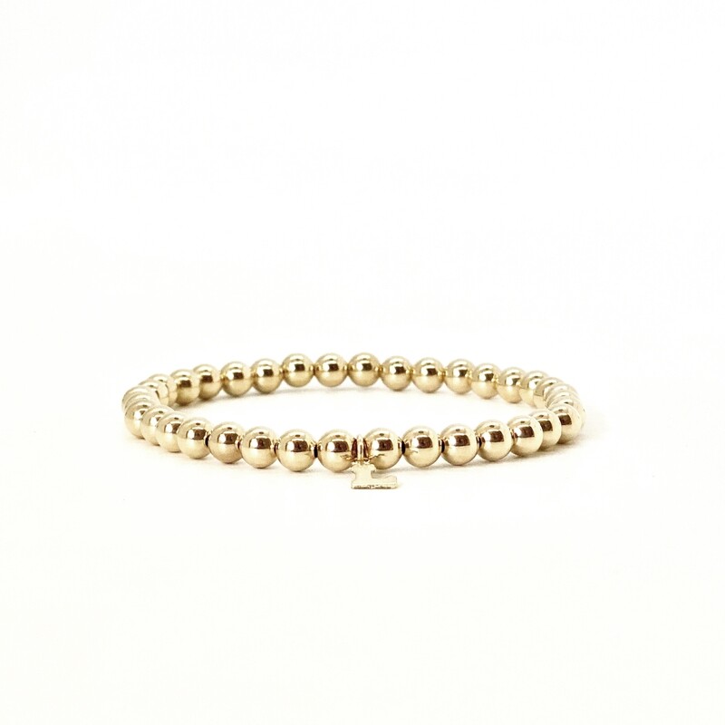 THE INITIAL BEADED BRACELET