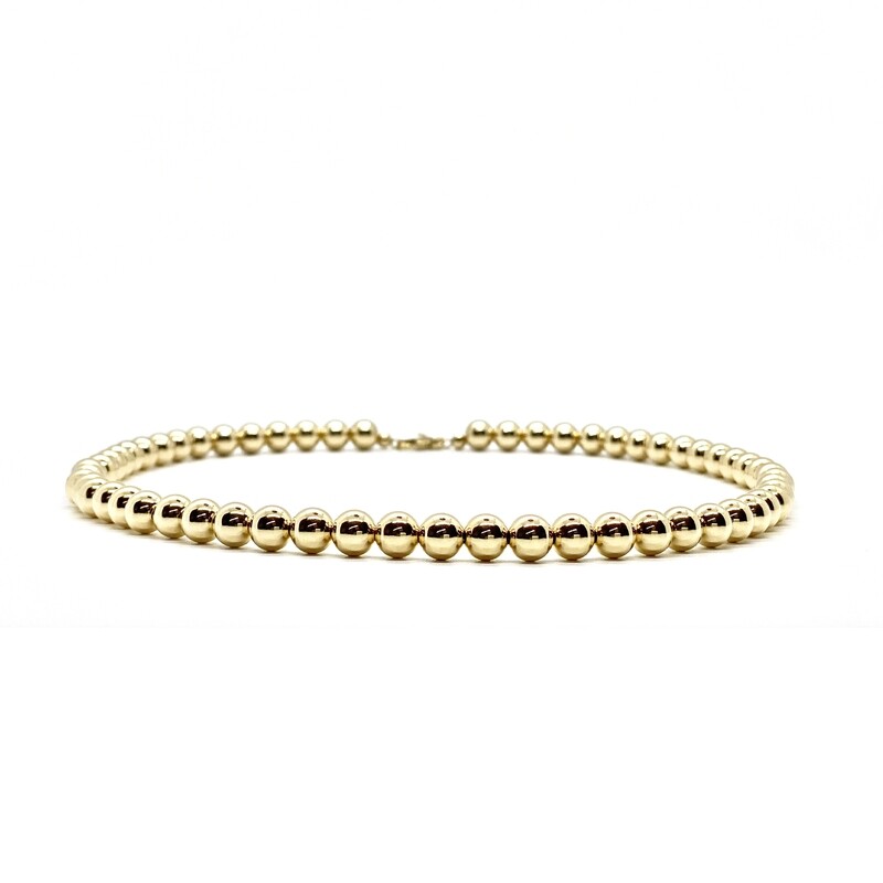 8MM GOLD FILLED NECKLACE