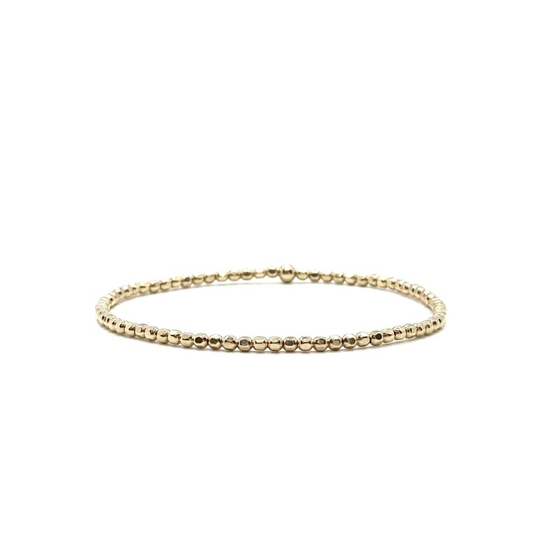 FACETED BEADED BRACELET