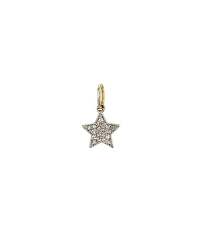 14K DIAMOND STAR CHARM
