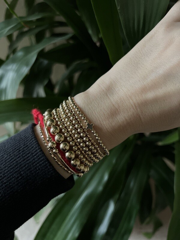 CROSS BEADED BRACELET
