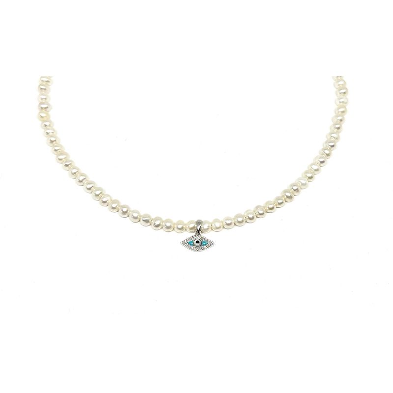 LEAH EVIL EYE NECKLACE