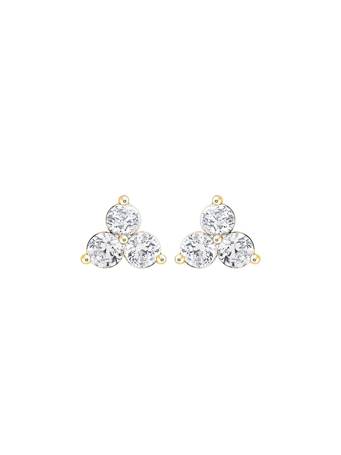 DIAMOND TRIO STUDS