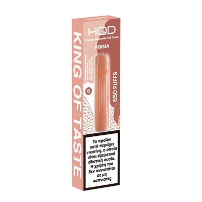 HQD Wave 650 Puffs Persia - Peach (Ροδάκινο)