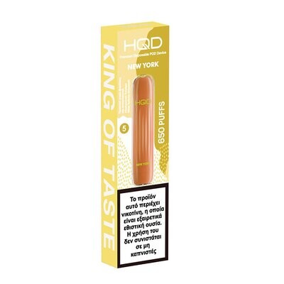 HQD Wave 650 Puffs New York - Ice Mango (Μάνγκο)