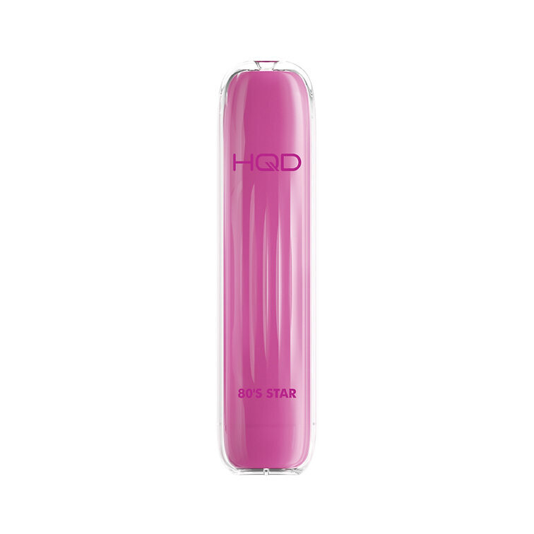 HQD Wave 650 Puffs 80&#39;s Star - Bubble Gum (Τσιχλόφουσκα)