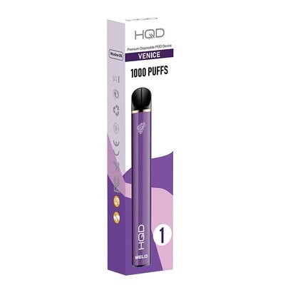 HQD Melo 1000 Puffs Venice - Grape (Σταφύλι) Χωρίς Νικοτίνη