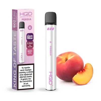 HQD 600 Ροδάκινο – Persia Peach