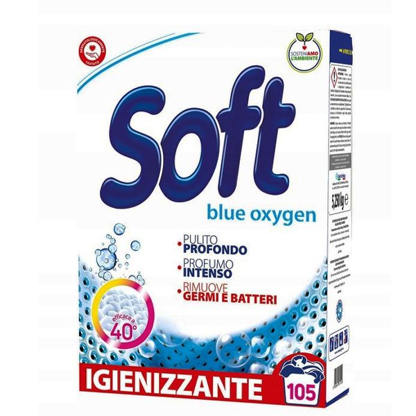 SOFT ΣΚΟΝΗ ΠΛΥΝΤΗΡΙΟΥ 105μεζ. - (BLUE OXYGEN) (5,250kg)