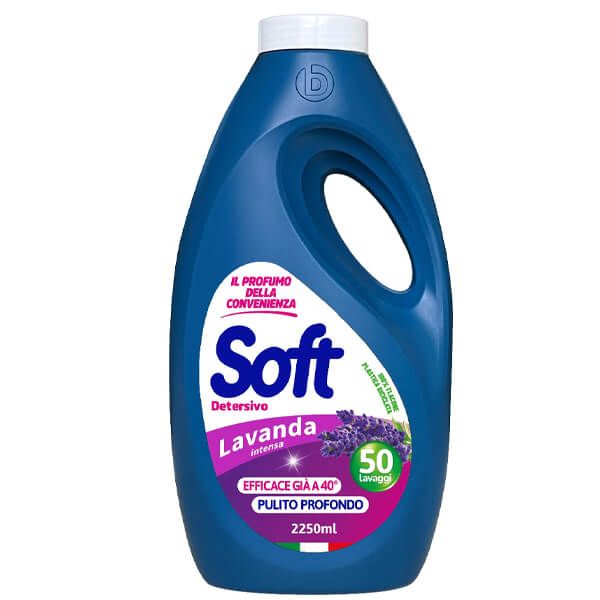 SOFT ΥΓΡΟ ΠΛΥΝΤΗΡΙΟΥ 50μεζ. - (2,25lit) (LAVANDA)