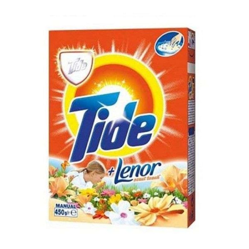 TIDE &amp; LENOR 2 σε 1 ΣΚΟΝΗ ΧΕΙΡΟΣ 450gr. 11τεμ/κιβ