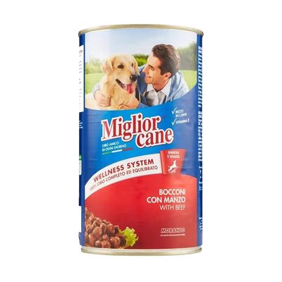 ΣΚΥΛΟΚΟΝΣΕΡΒΑ MIGLIOR CANE 1250 g Βοδινό