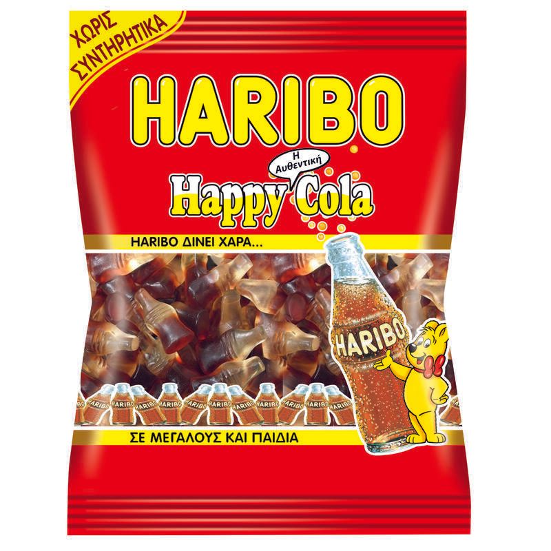 JELLY BEANS HARIBO 100g HAPPY COLA 30/κιβ