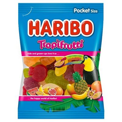 JELLY BEANS HARIBO 100g TROPIFRUTTI 30/κιβ