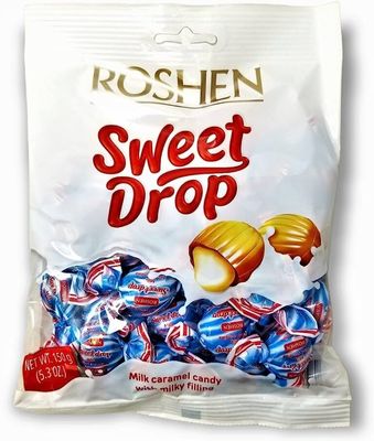 Roshen Καραμέλες Milk Caramel 150gr