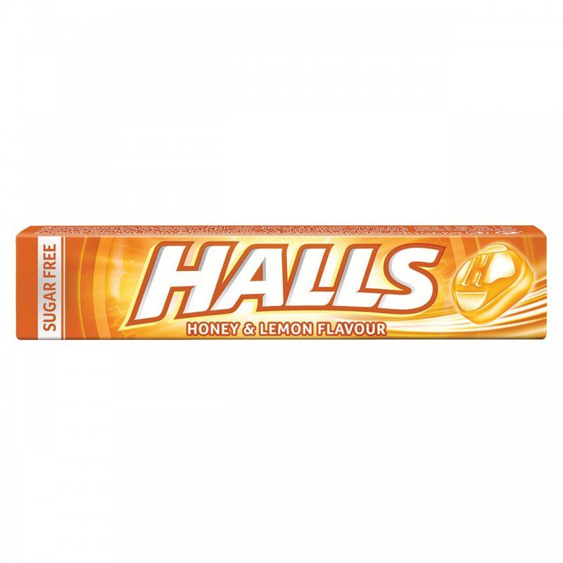 Halls Καραμέλες χωρίς Ζάχαρη Honey-lemon 32gr