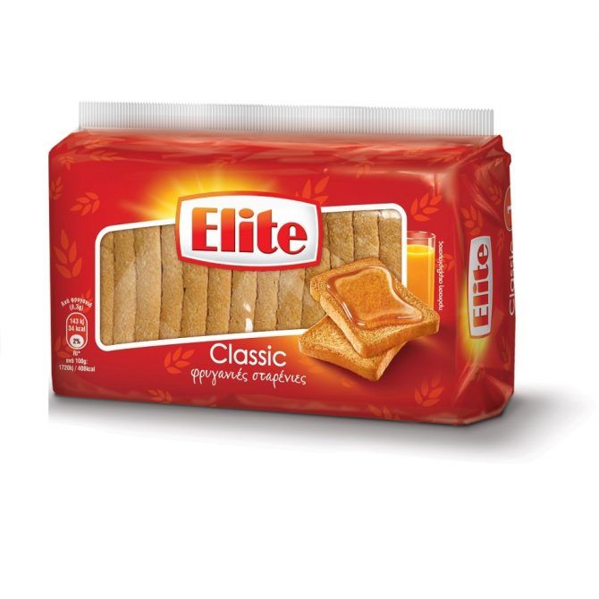 Elite 125g classic Φρυγανιά