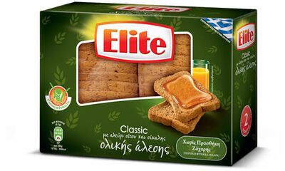 Elite 180g Φρυγανιές ολικής άλεσης