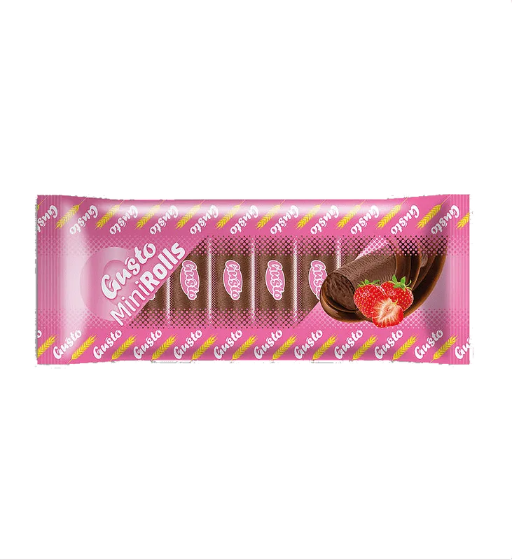 MINI ROLLS ΡΟΛΟ GUSTO 40GR Φράουλα