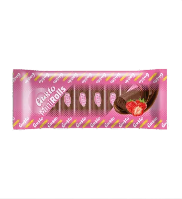 MINI ROLLS ΡΟΛΟ GUSTO 40GR Φράουλα
