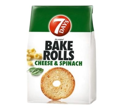 BAKE ROLLS 80gr Cheese & Spinach