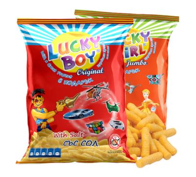 LUCKY Γαριδάκια με Παιχνίδι 40γρ