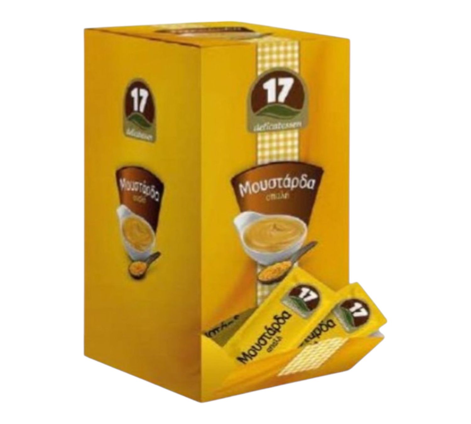 Μουστάρδα Delivatessen &quot;17&quot; 11ml/μερίδα 170 μερίδες