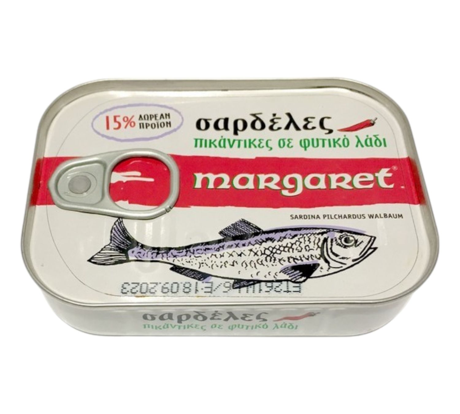 Margeret Σαρδέλες Πικάντικες σε λάδι 115gr