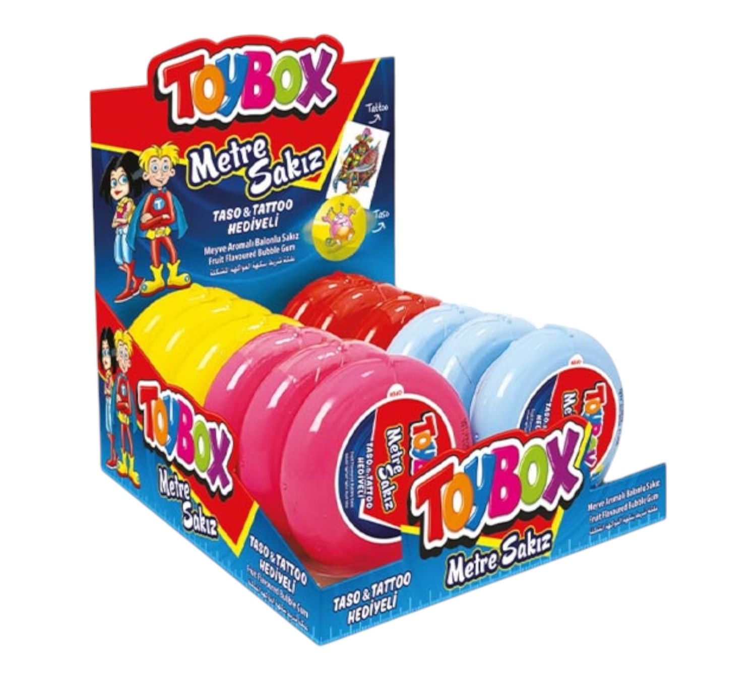 TOY BOX Metre  ΤΣΙΧΛΕΣ 35γρ 12τμχ