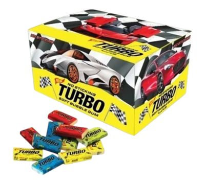 Τσίχλες TURBO 100τμχ