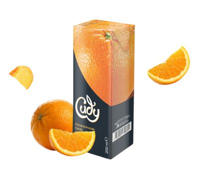 ΧΥΜΟΣ CUDY EXOTIC 27τεμ/κιβ 200ml Πορτοκάλι