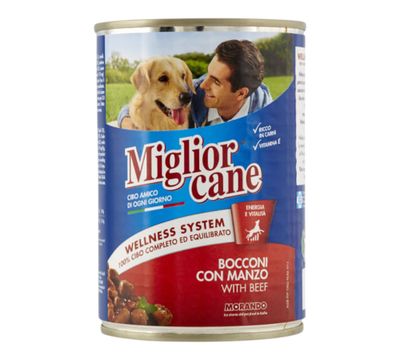 MIGLIOR ΣΚΥΛΟΤΡΟΦΗ ΚΟΝΣΕΡΒΑ 405gr -(Βοδινο) 24τεμ/κιβ